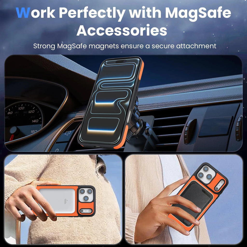 Carbon Fiber iPhone Case — MagSafe Ready, Ultra-Slim & Drop-Proof